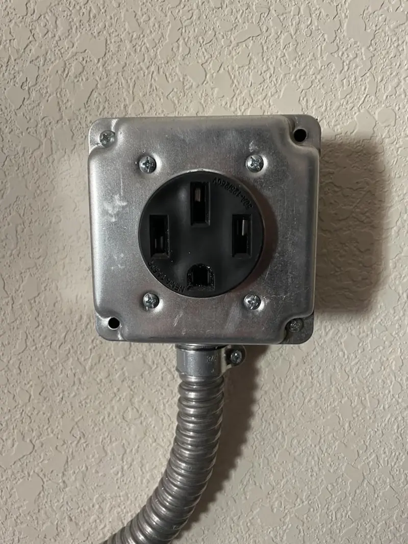 NEMA 14-50 outlet installed for Smart Home Electrical in North Browning